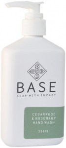BASE (SOAP WITH IMPACT) Hand Wash Cedarwood & Rosemary 250ml