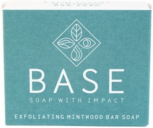 BASE (SOAP WITH IMPACT) Soap Bar Exfoliating Mintwood (Boxed) 120g