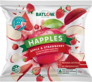 Batlow Happles Apple & Strawberry  10x15g