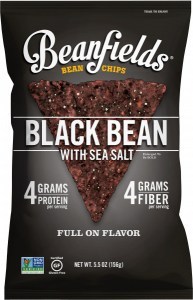 Beanfields Bean Chips Black Bean w/Sea Salt  6x156g