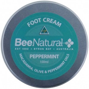 BEE NATURAL Foot Cream Peppermint 100ml