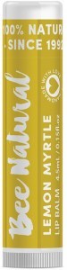 BEE NATURAL Lip Balm Stick Lemon Myrtle 4.5ml
