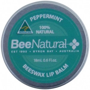 BEE NATURAL Lip Balm Tin Peppermint 18ml