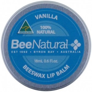 BEE NATURAL Lip Balm Tin Vanilla 18ml