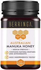 BERRINGA Australian Manuka Honey Medium Strength (MGO 220+) 500g