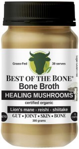 BEST OF THE BONE Bone Broth Beef Concentrate Healing Mushrooms Organic Lion's Mane Reishi Shiitake 3