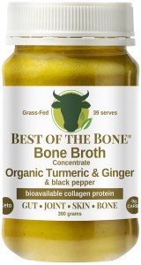 BEST OF THE BONE Bone Broth Beef Concentrate Organic Turmeric & Ginger & Black Pepper 390g
