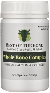 BEST OF THE BONE Whole Bone Complex Natural Calcium & Collagen 120c