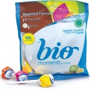 Bio Moments Organic Candy Lollipops (Ball)  (Bag) 104g
