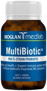 BIOGLAN MEDLAB MultiBiotic Multi-Strain Probiotic 60c
