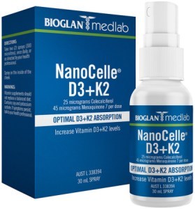 BIOGLAN MEDLAB NanoCelle D3 + K2 Spray 30ml
