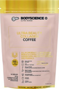Body Science Ultra Beauty Collagen Coffee 210g MAR24