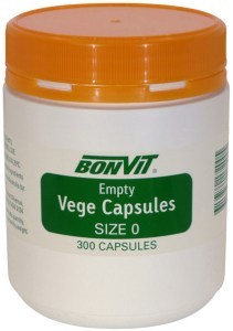 BONVIT Empty Capsules Size '0' Vege 300c