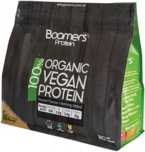 BOOMERS 100% Organic Vegan Protein 1kg