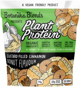 BOTANIKA BLENDS Plant Protein Custard Filled Cinnamon Donut 1kg