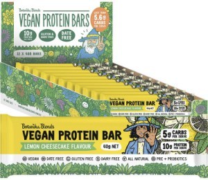 Botanika Blends Vegan Protein Bars Lemon Cheesecake 12x40g
