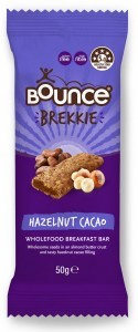 Bounce Brekkie Hazelnut Cacao Bar  12x50g