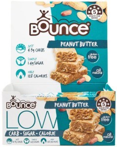 BOUNCE Low Carb-Sugar-Calorie Bar Peanut Butter 35g x 15 Display