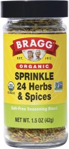Bragg Seasoning Organic Sprinkle 24 Herb & Spices Salt-Free 42g