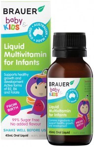 BRAUER Baby & Kids Liquid Multivitamin for Infants (0+ months) 45ml