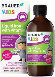 BRAUER Kids Iron with Vitamin B Liquid 200ml