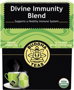 Buddha Teas Organic Herbal Tea Bags Divine Immunity Blend 18pk