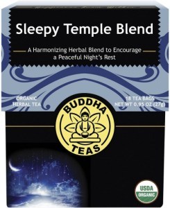 Buddha Teas Organic Herbal Tea Bags Sleepy Temple Blend 18pk