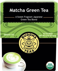 Buddha Teas Organic Tea Bags Matcha Green Tea 18pk
