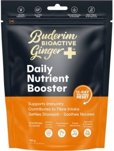 Buderim Ginger Bioactive + Daily Nutrient Booster 180g