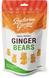 Buderim Ginger Ginger Bears 175g