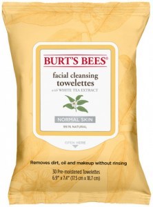 BURT'S BEES Facial Cleansing Towelettes Normal Skin (with White Tea Extract) x 30 Pack