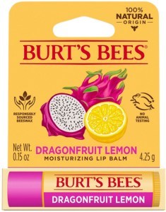 BURT'S BEES Moisturising Lip Balm Dragonfruit Lemon 4.25g