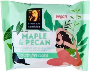 Byron Bay Single Wrapped Vegan Maple & Pecan Cookie  12x60g