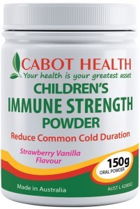 CABOT HEALTH Children's Immune Strength Powder Strawberry Vanilla 150g