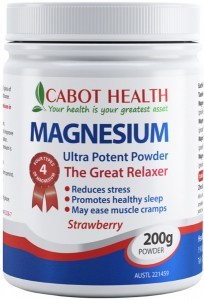 CABOT HEALTH Magnesium Ultra Potent Strawberry Powder 200g
