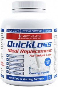 CABOT HEALTH QuickLoss Meal Replacement Creamy Vanilla 1kg