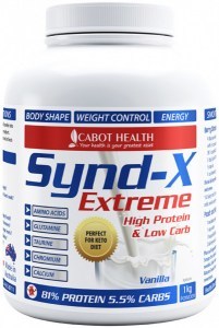 CABOT HEALTH Synd-X Extreme (High Protein & Low Carb) Vanilla 1kg