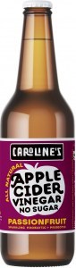 Caroline's Passionfruit Apple Cider Vinegar No Sugar Drink 12x330ml