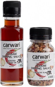 CARWARI Sesame Dipping Sauce (Flakes & Oil) Pack