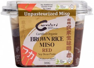 CARWARI Organic Brown Rice Miso Paste Red 300g