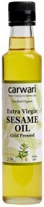 CARWARI Organic Extra Virgin White Sesame Oil 250ml