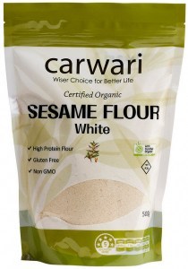 CARWARI Organic Sesame Seed Flour White 500g