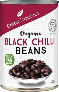 Ceres Organics Black Beans in Chilli Sauce 400g (Can)