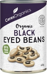 Ceres Organics Black Eyed Beans 400g (Can)