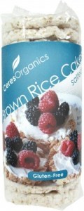 Ceres Organics Jasmin Brown Rice Cakes Sea Salt 110g
