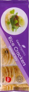 Ceres Organics Rice Crackers Tamari Soy 100g