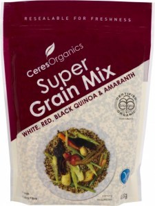Ceres Organics Super Grain Mix - White, Red, Black Quinoa & Amaranth 400g