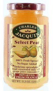 Charles Jacquin Jam Gourmet Pear 325g
