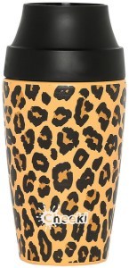 CHEEKI Insulated Coffee Mug 3D Leopard 350ml