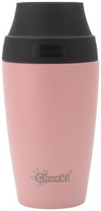 CHEEKI Insulated Coffee Mug Pink 350ml